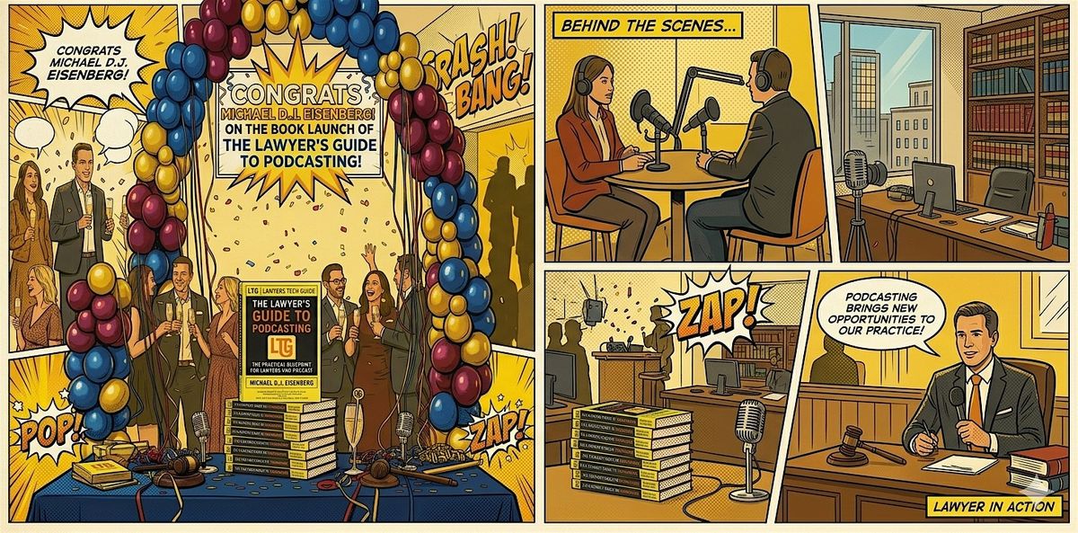 Book Launch Party: The Lawyer's Guide to Podcasting