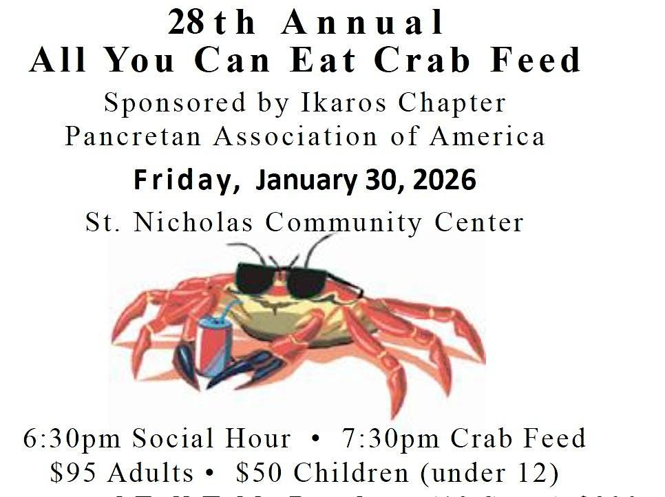 Copy of Ikaros Pancretan Annual All You Can Eat Crab Feed and Live Auction