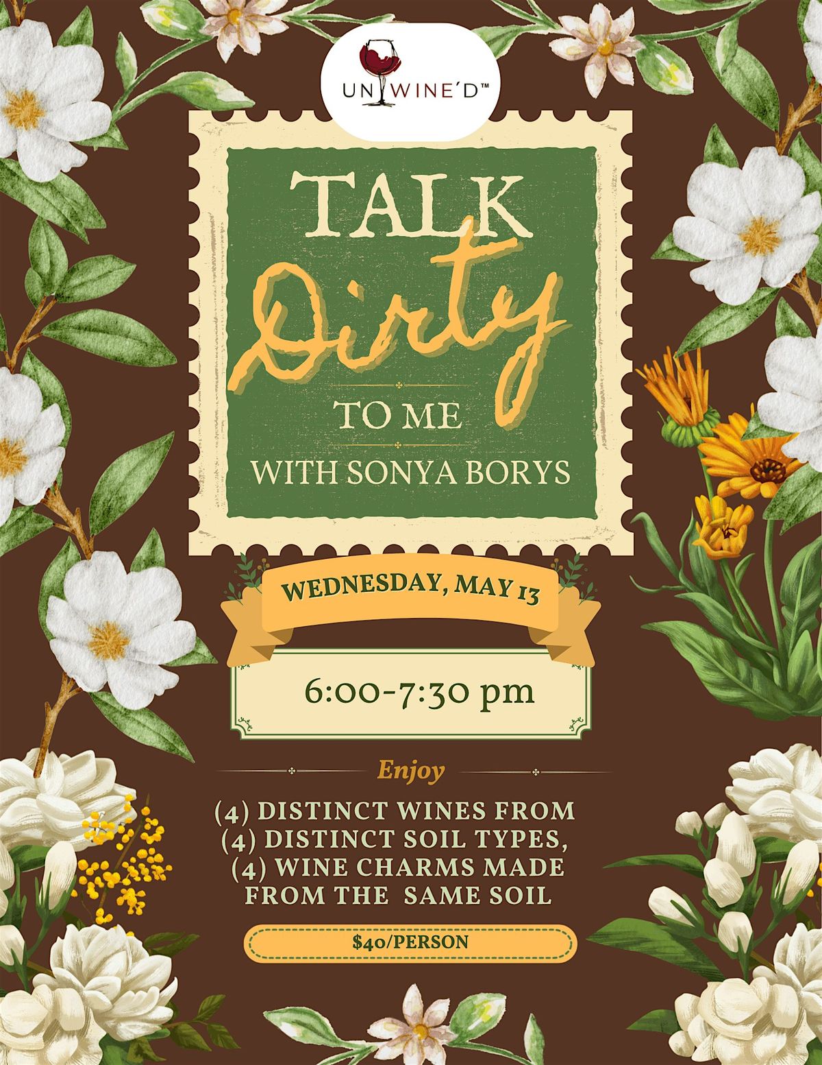 Talk Dirty to Me: A Wine & Soil Experience