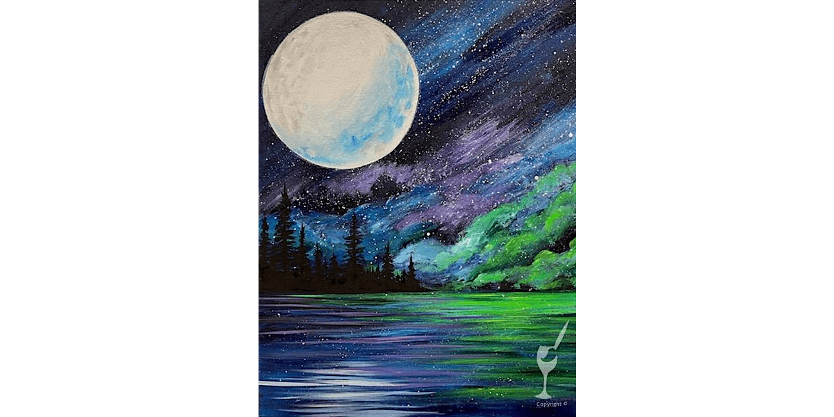 Calming Celestial Scene - Paint and Sip in Austin | Classpop!\u2122