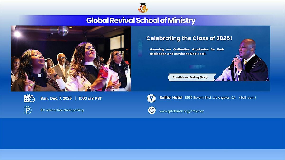 Celebrate the 2025 Global Revival School of Ministry Graduates!
