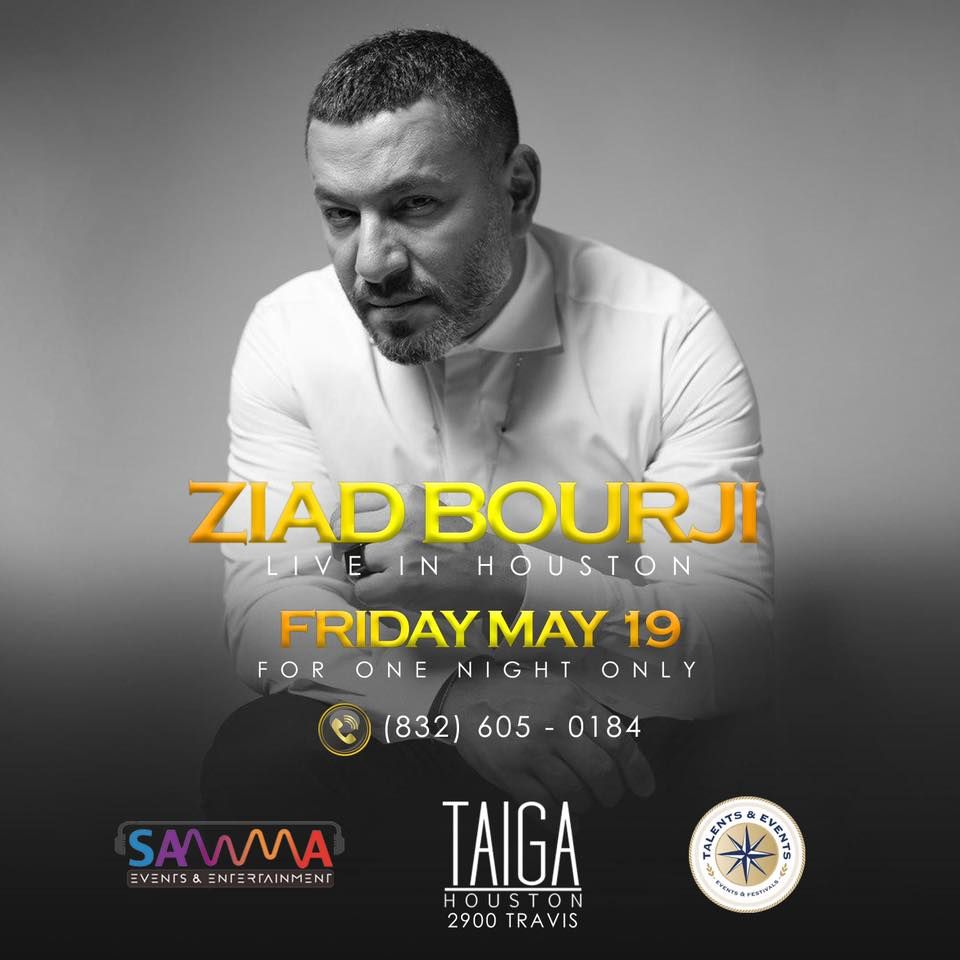 Ziad Bourji Live in Houston May 2023 The Bougainvilleas Event Venue