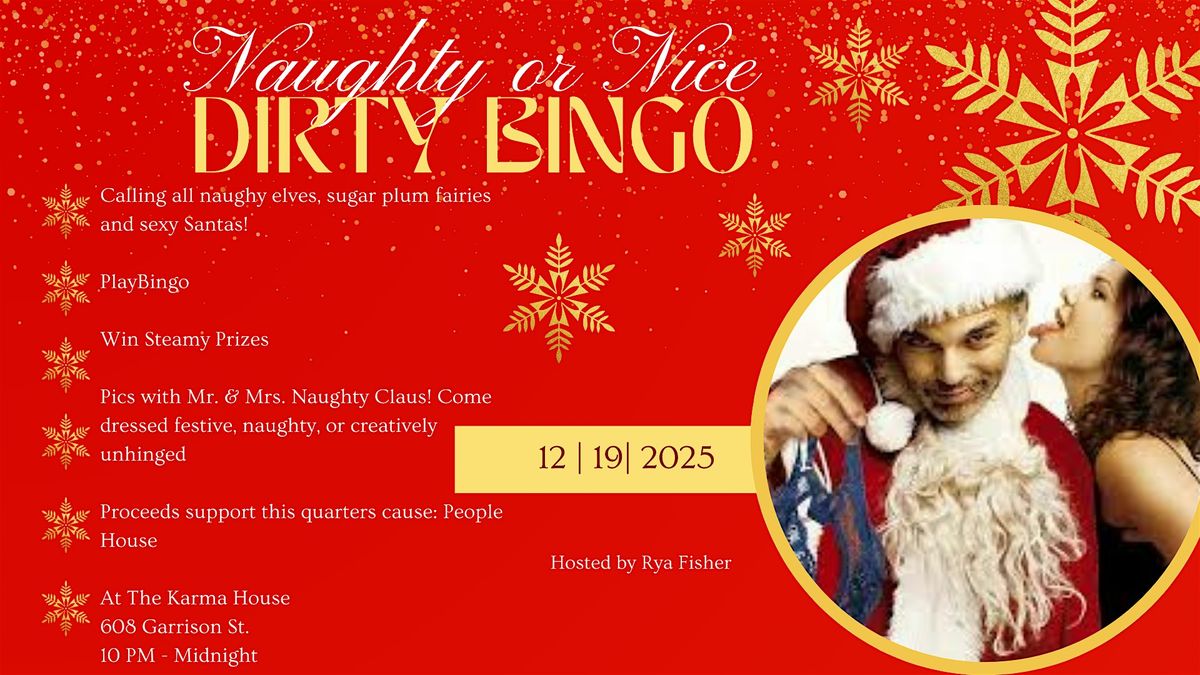 Naughty or Nice Dirty Bingo