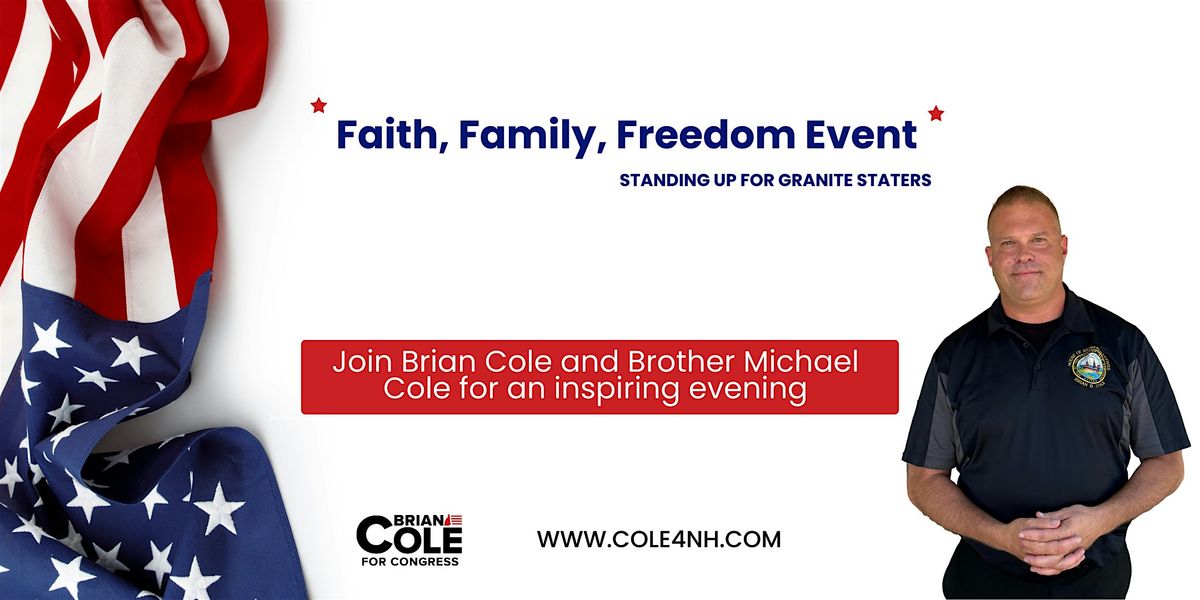 Faith, Family, Freedom Event