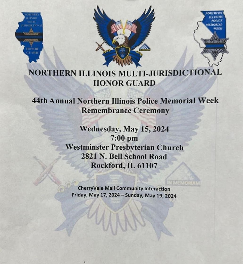 44th Annual Northern Illinois Police Memorial Week Remembrance Ceremony