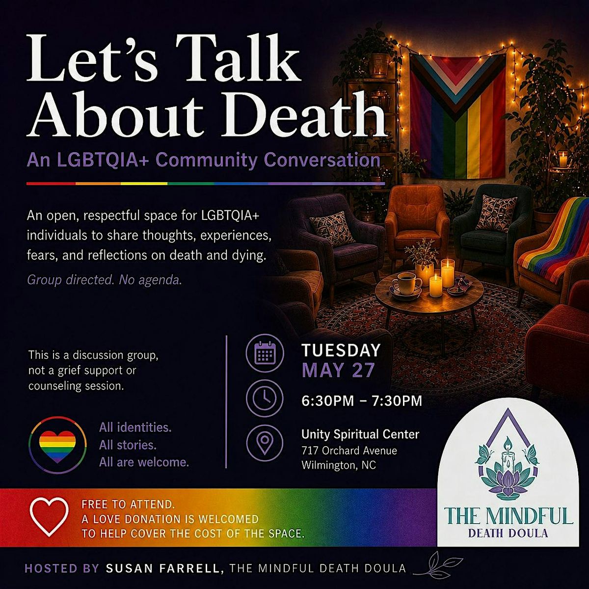 Let's Talk About Death - An LGBTQIA+ Community Conversation
