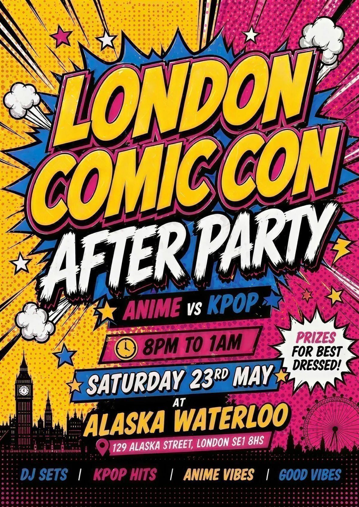 London Comic Con After Party