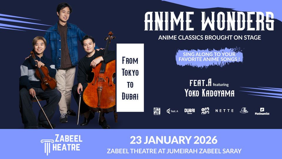 Anime Wonders Tribute Concert at Zabeel Theatre in Dubai