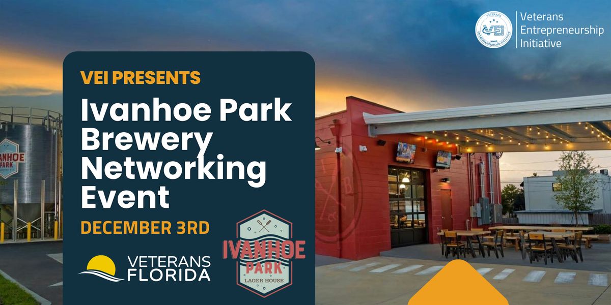 Ivanhoe Park Brewery Networking Event