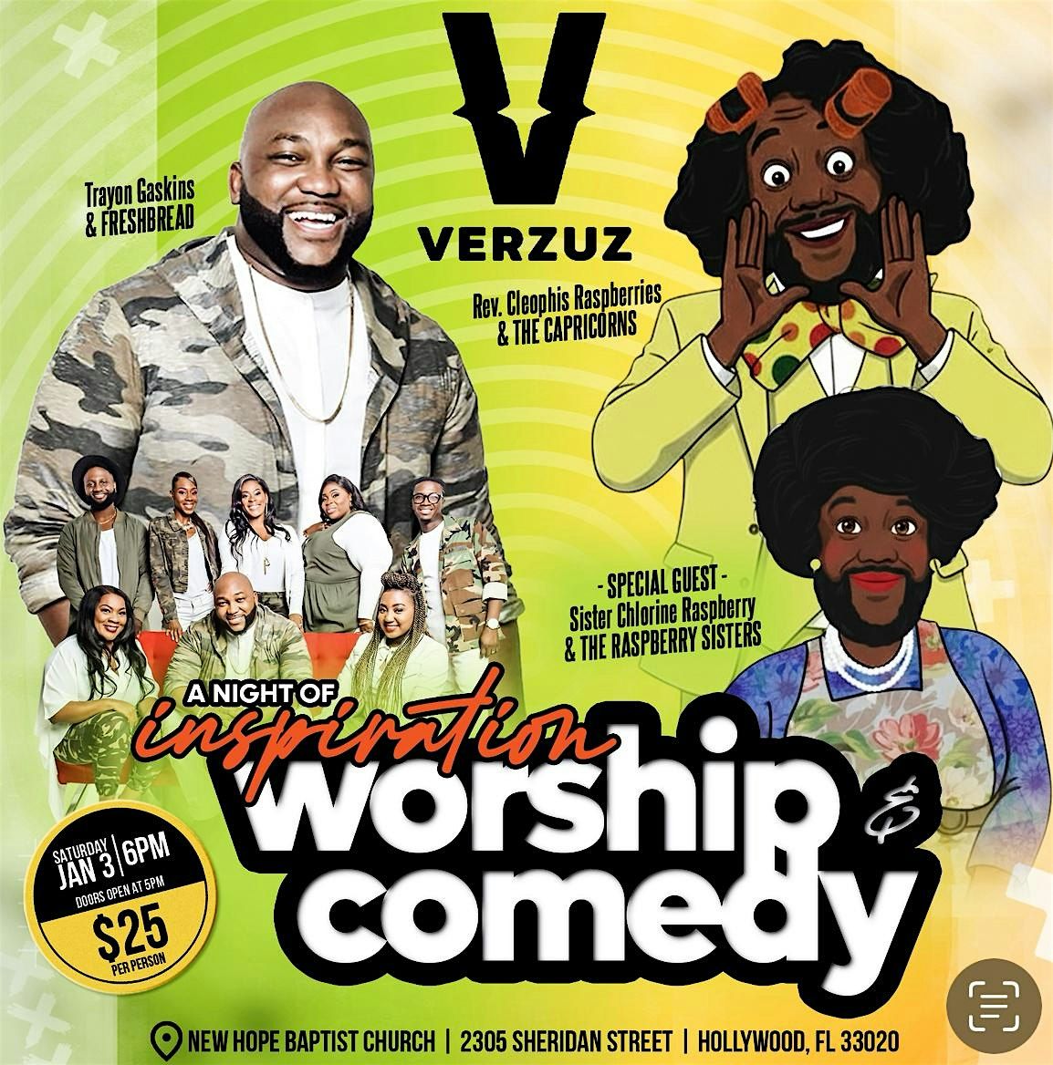 A NIGHT OF INSPIRATION COMEDY & WORSHIP