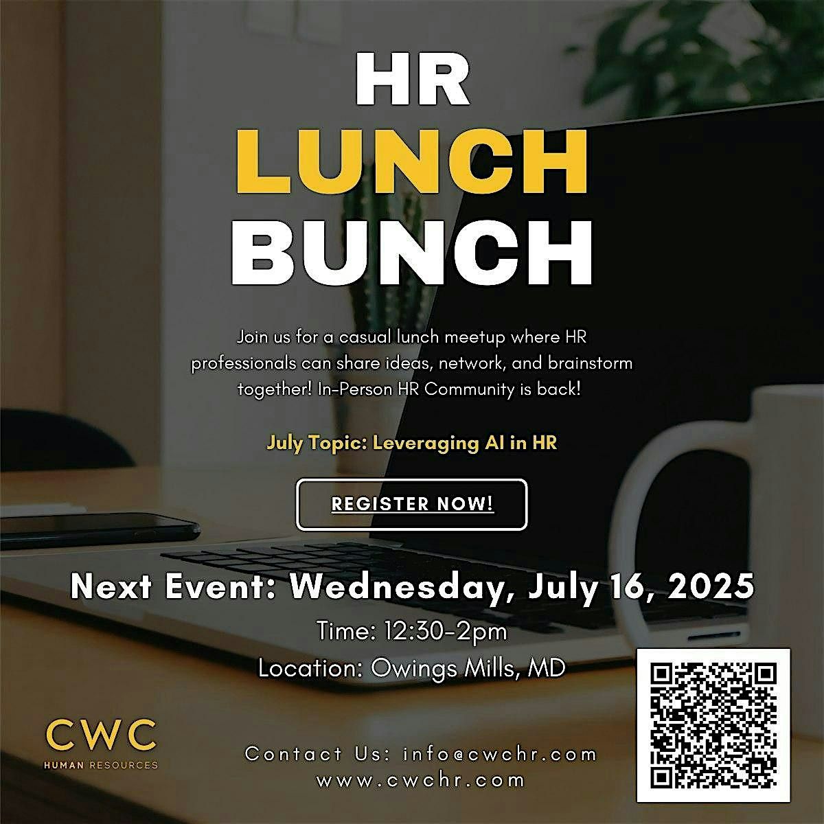 2026 HR Lunch Bunch-NOVA: A Mastermind for HR Professionals
