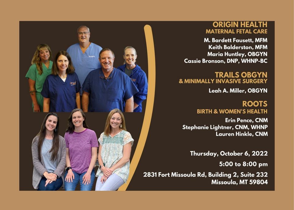 Open House! Origin Health, Trails OBGYN, and Roots Birth & Women's Health