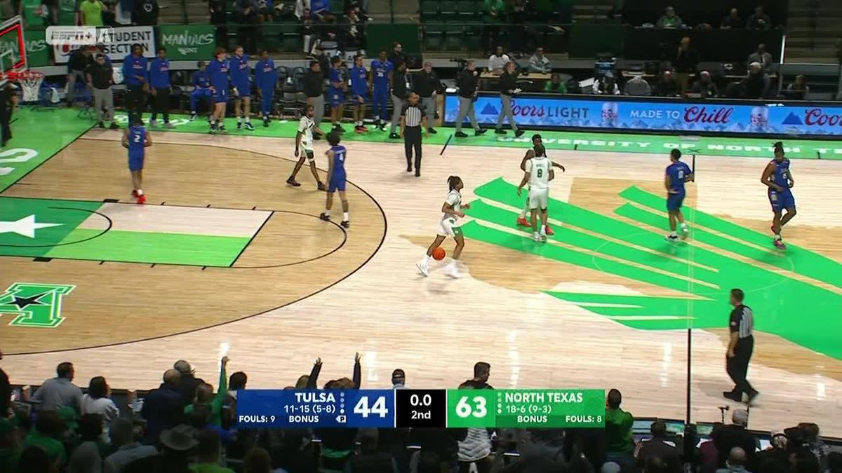 North Texas Mean Green at Tulsa Golden Hurricane Mens Basketball at Reynolds Center