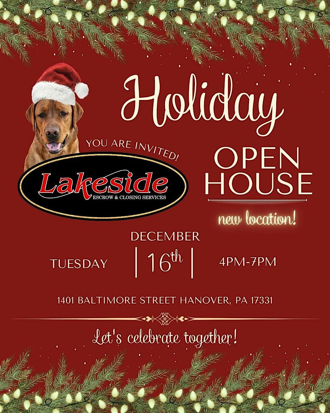 Lakeside Title's Hanover Holiday Open House