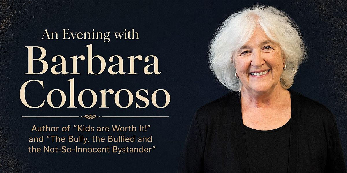 An Evening with Barbara Coloroso at Napanee District Secondary School ...