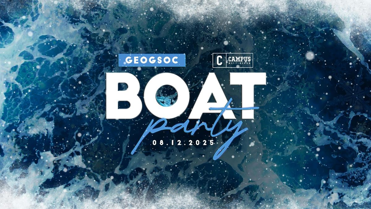 GeogSoc Boat Party at Princess River Cruises, West Bridgford on 8th ...