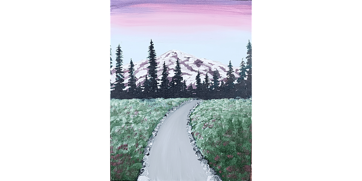 Purple Mountain Path - Paint and Sip in Tyler | Classpop!\u2122