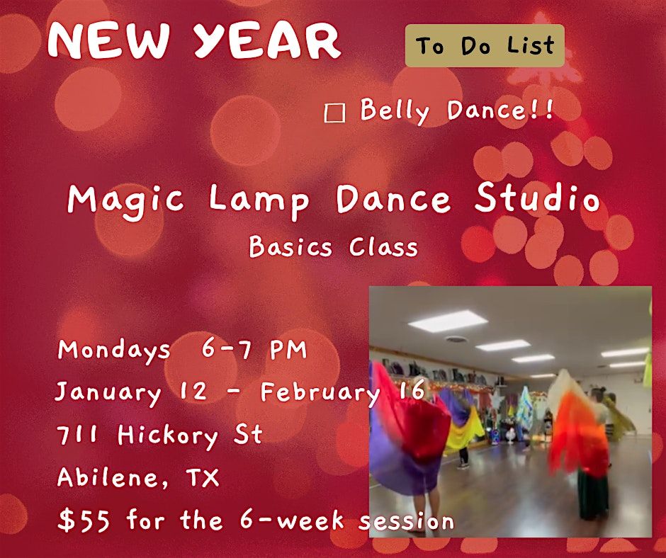 New Year - New You!!  6-week Basics of Belly Dance