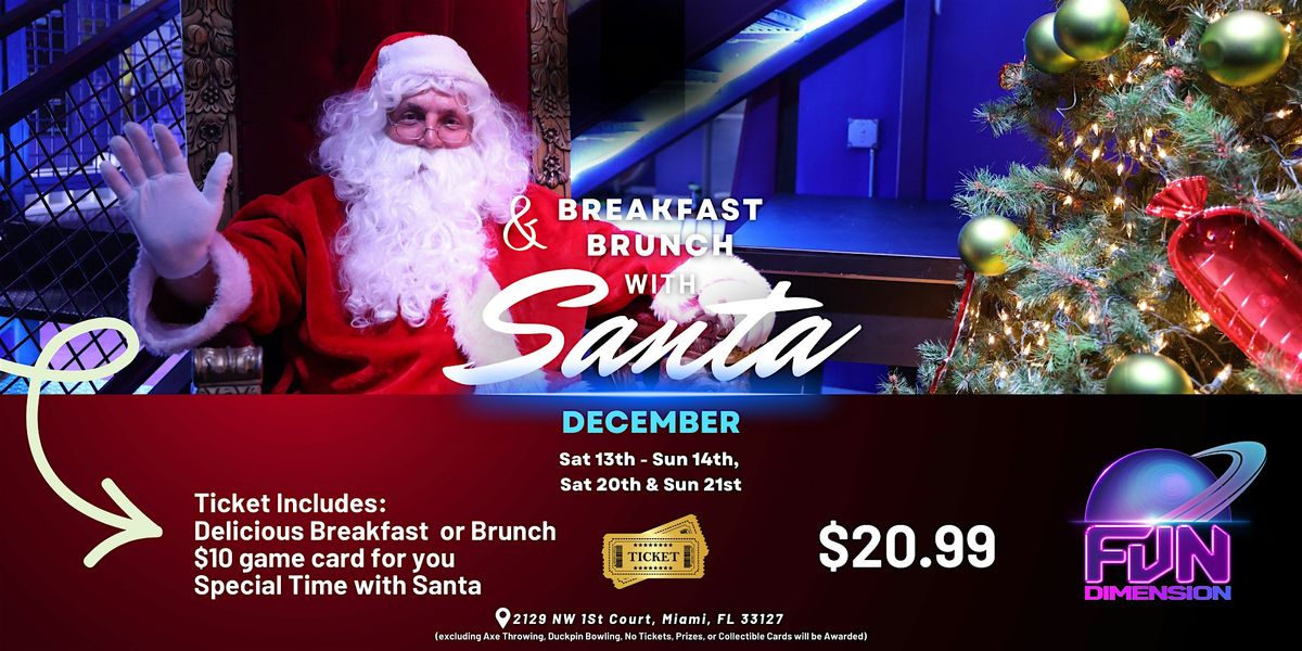 BREAKFAST & BRUNCH WITH SANTA 2025!