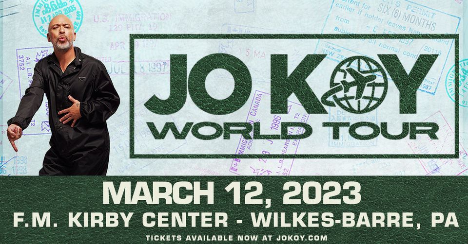 Jo Koy WilkesBarre, PA Jo Koy World Tour 2023 F.M. Kirby Center