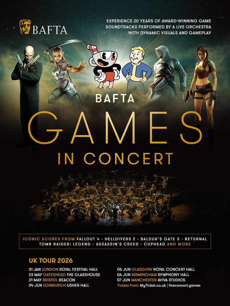 BAFTA Games in Concert at Aviva Studios