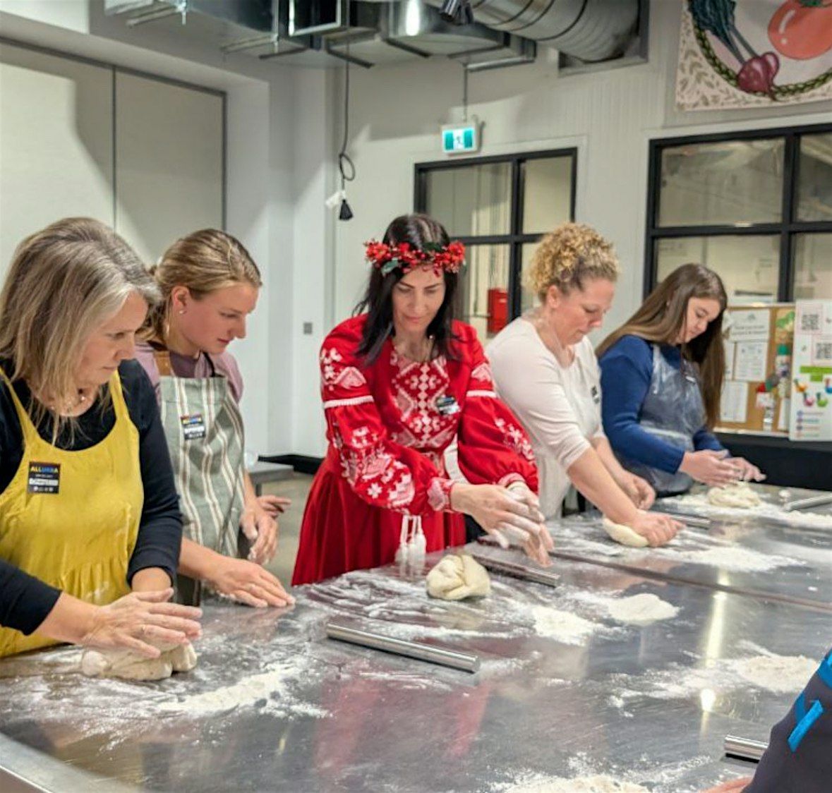 MULTICULTURAL PIEROGIES-MAKING WORKSHOP IN LONDON, ONTARIO AT THE GROVE.