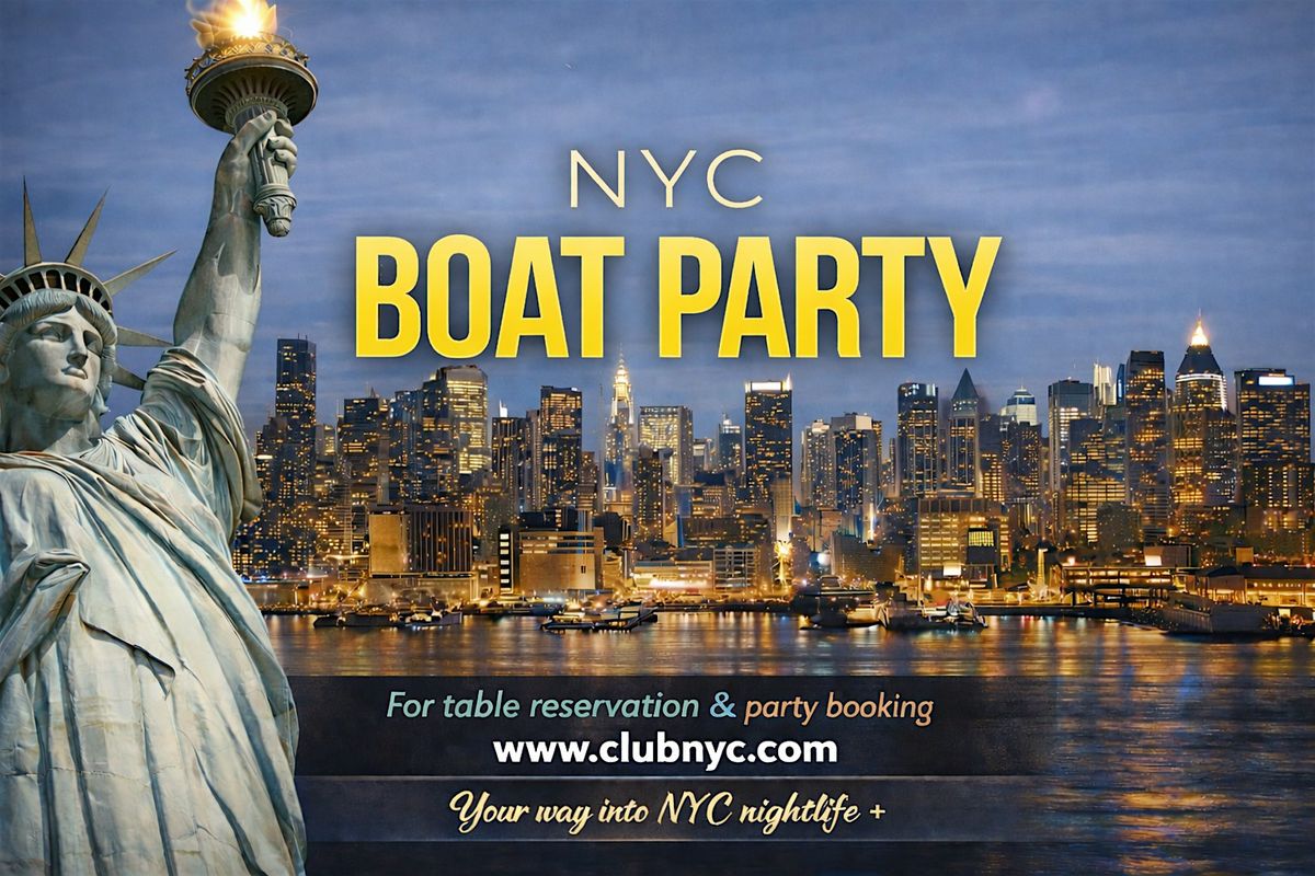 HALLOWEEN #1 NYC BOAT PARTY ON THE HUDSON | STATUE OF LIBERTY Cruise