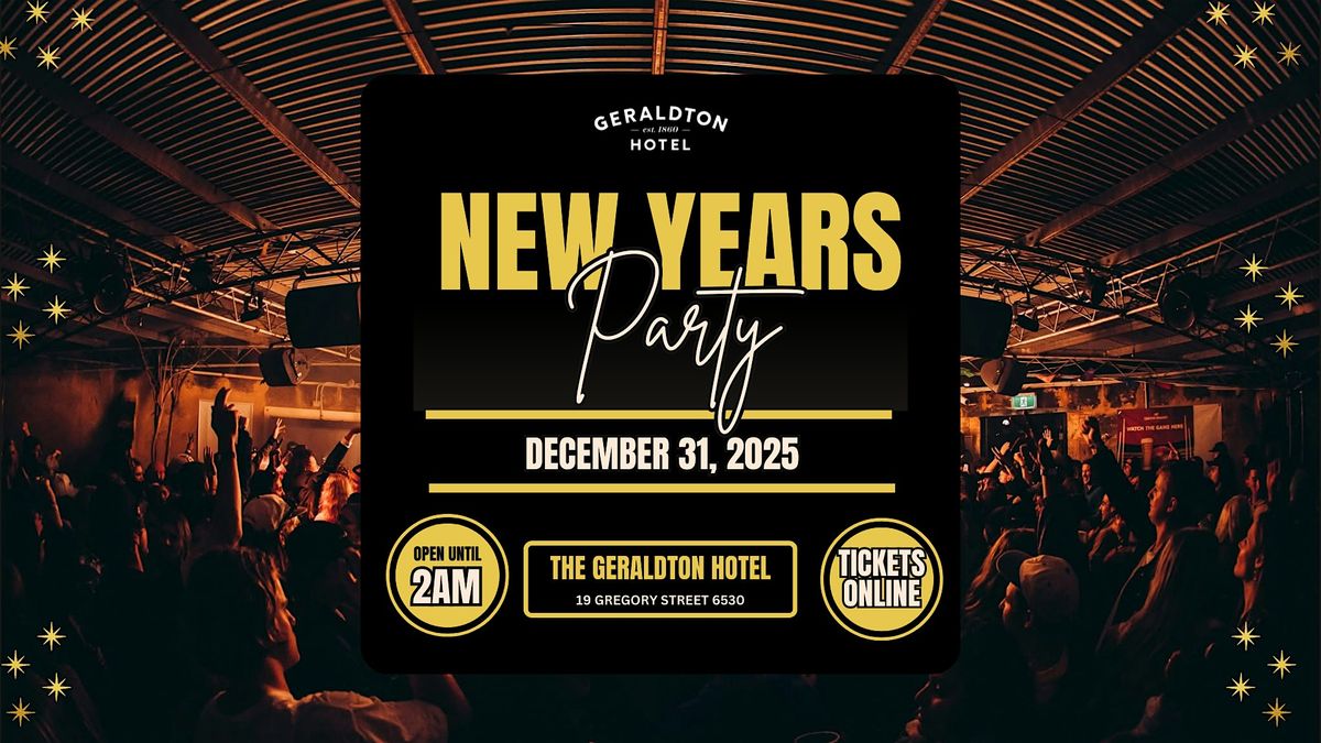 New Years Eve Party | The Geraldton Hotel