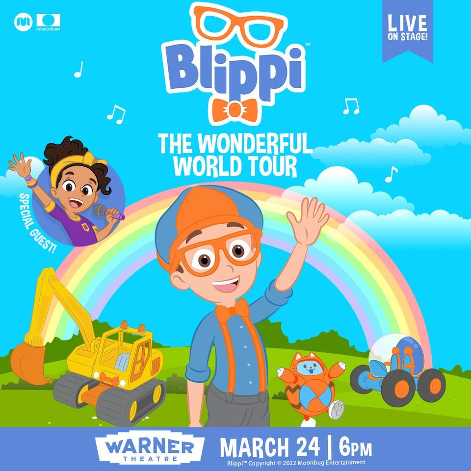 Blippi The Wonderful World Tour Warner Theatre, Torrington, CT