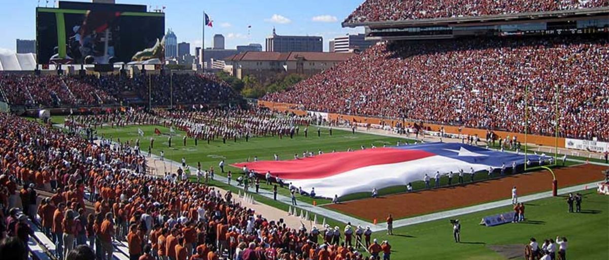 Mississippi State Bulldogs at Texas Longhorns Football at Darrell K Royal - Texas Memorial Stadium