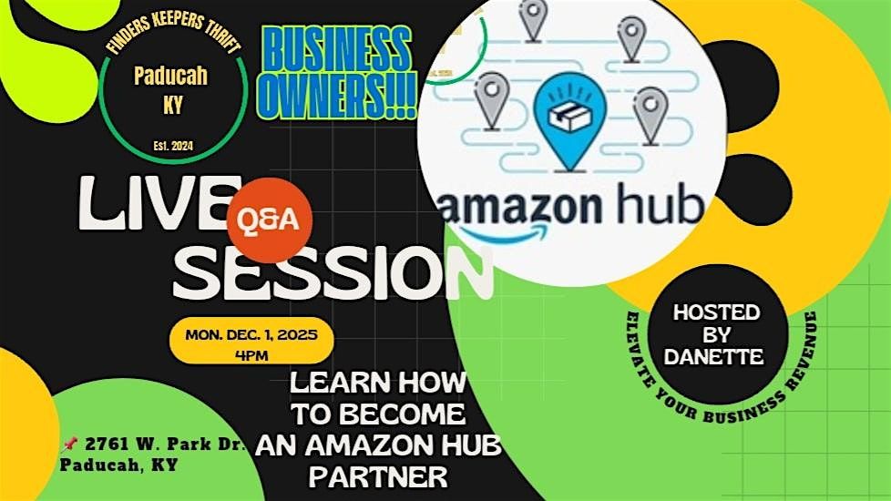 FREE Q & A LIVE SESSION | BECOME AN AMAZON HUB
