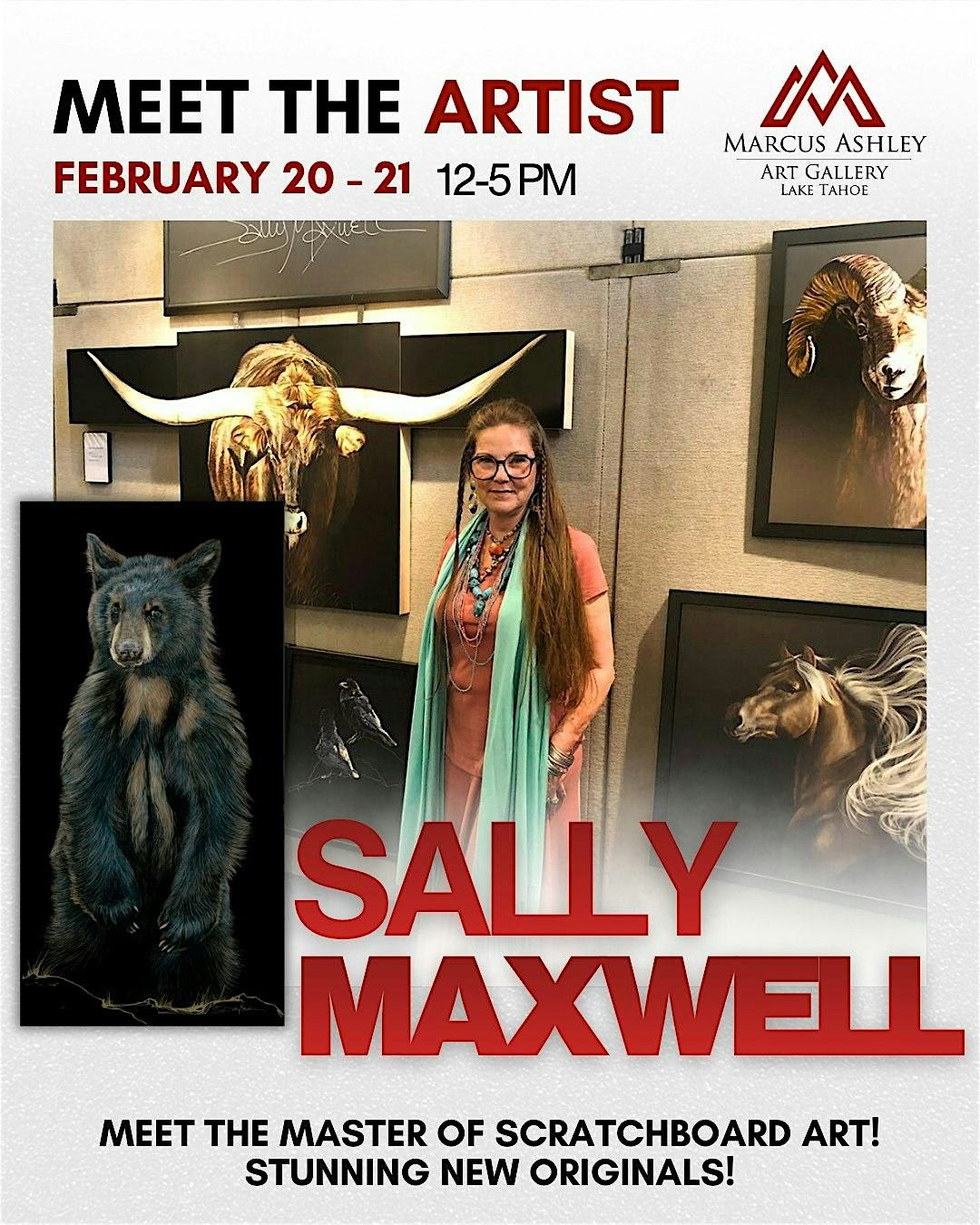 Meet The Artist ~ Sally Maxwell ~ March 27th & 28th