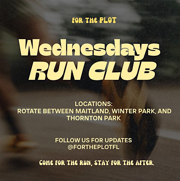FTP - Wednesday Run Clubs