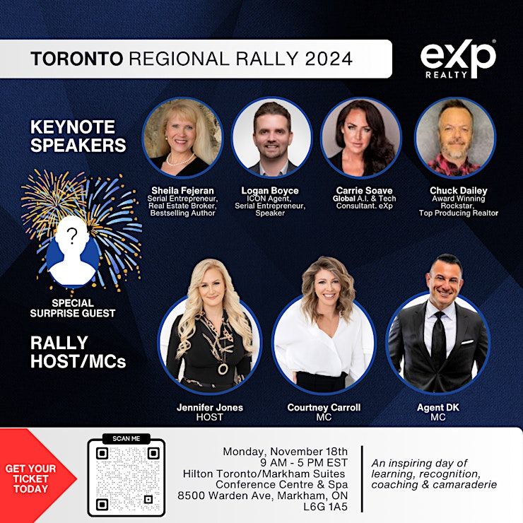 Toronto Regional eXp Rally 2024 Hilton Toronto/Markham Suites