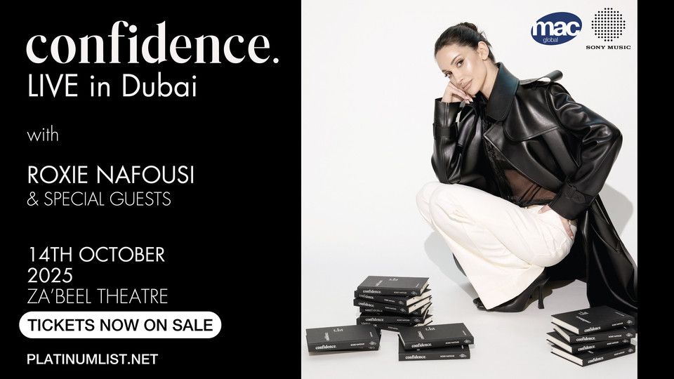 Roxie Nafousi at Zabeel Theatre in Dubai