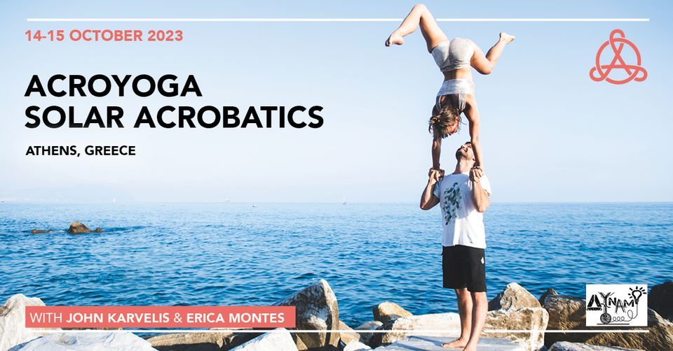 Athens AcroYoga Solar Acrobatics Intensive with John Karvelis & Erica Montes