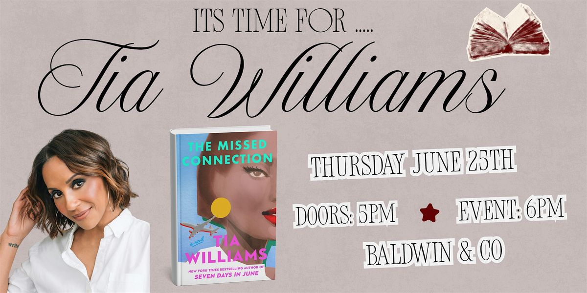 Tia Williams Author Talk and Book Signing