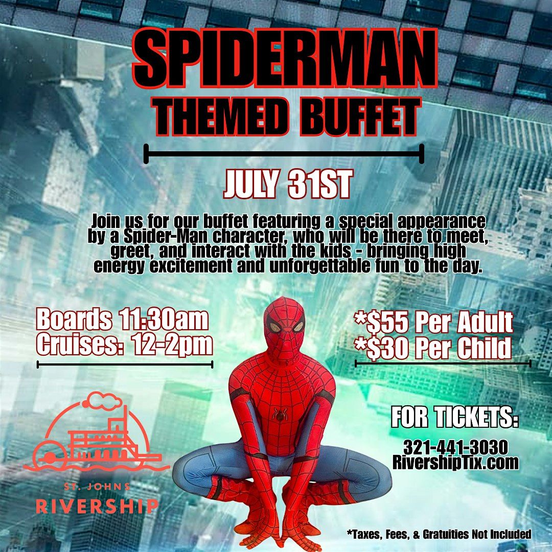 Spider-Hero Character Themed Buffet Cruise Aboard the Barbara Lee