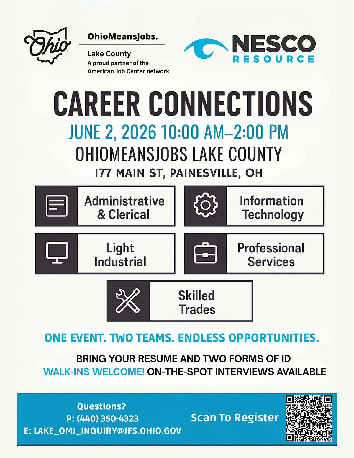 Career Connections Hiring Event With NESCO