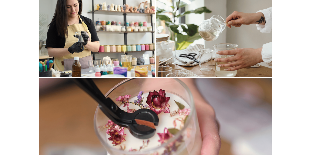 Custom Candle Making With Demetrius & Quanda - Candle Making Class in Denver | Classpop!\u2122