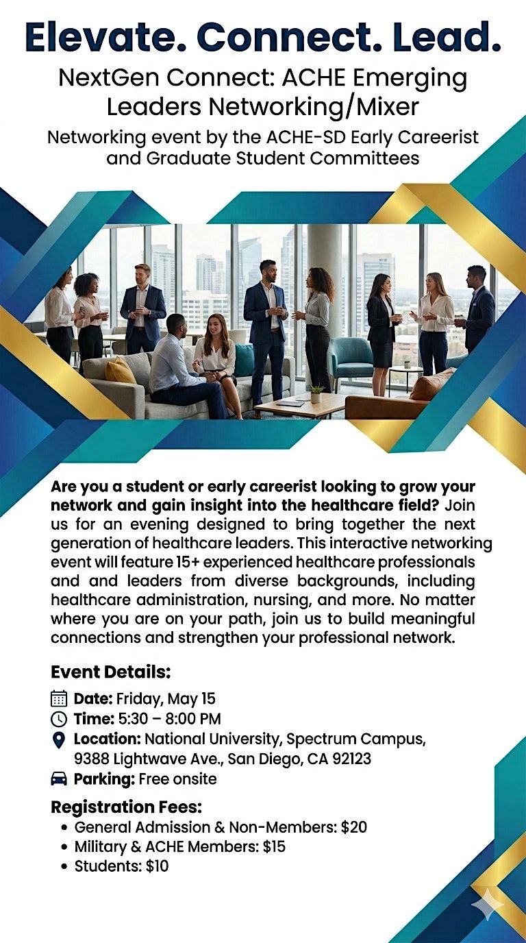 NextGen Connect: ACHE Emerging Leaders Networking\/Mixer