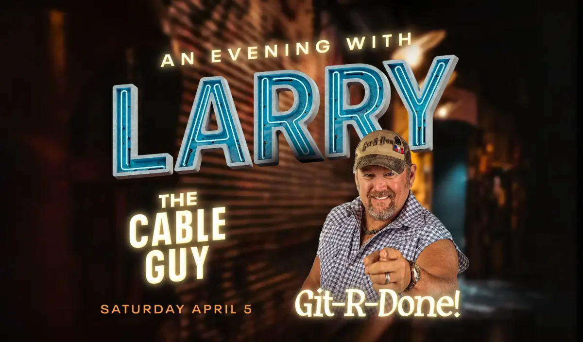 Larry the Cable Guy at Pinewood Bowl Theater