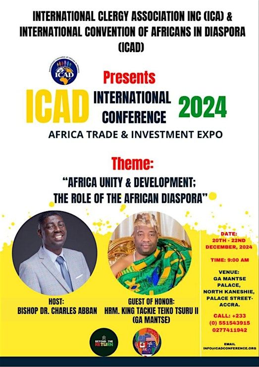 ICAD INTERNATIONAL CONFERENCE AND AFRICA TRADE& INVESTIMENT EXPO 2024