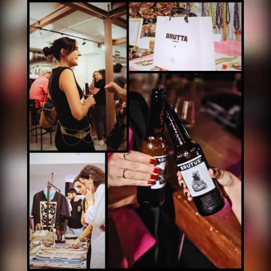 Aperitivo Brutta: Cerveza Premium & Gildas Gourmet en un espacio de dise\u00f1o