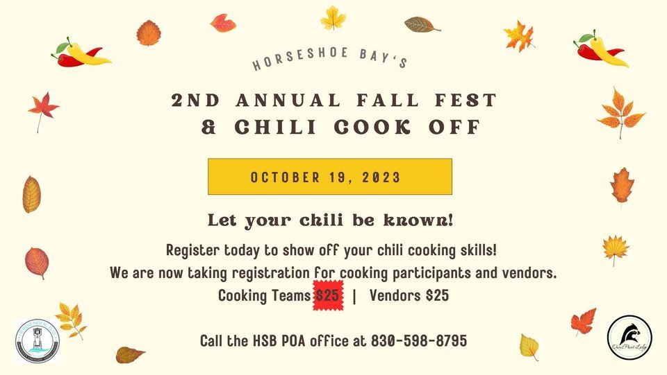 Fall Fest and Chili Cook Off