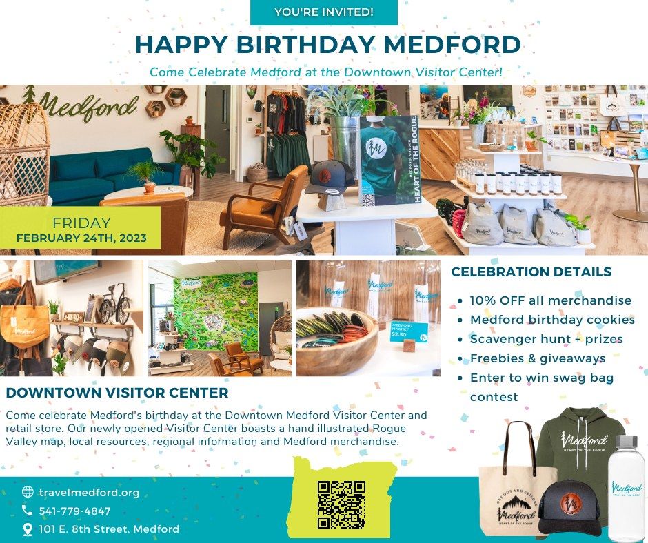 Medfords Birthday Bash! 101 E 8th St, Medford, OR 975017201, United