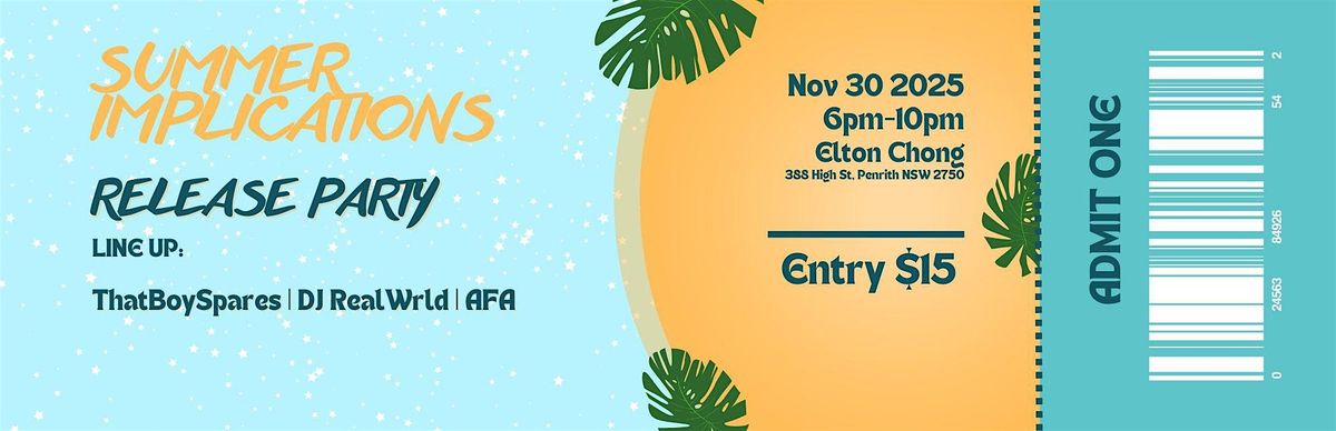 Summer Implications Release Party