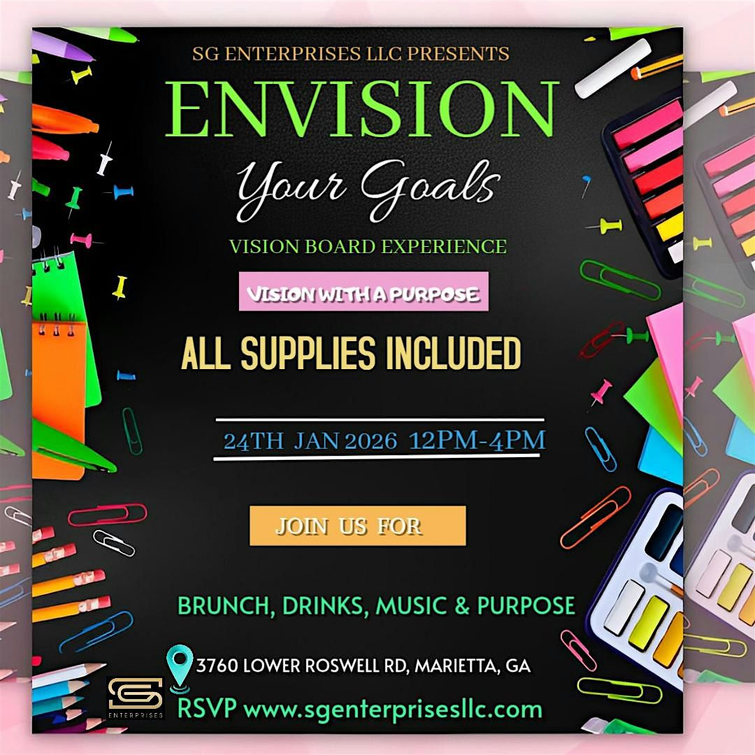Envision Your Goals: Vision Board Experience