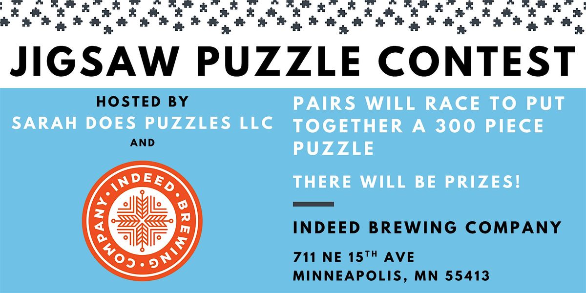 Pairs Jigsaw Puzzle Contest at Indeed Brewing - January 2026