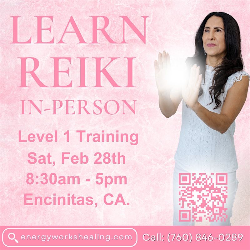 REIKI 1 TRAINING, Heal Yourself and Help Others.